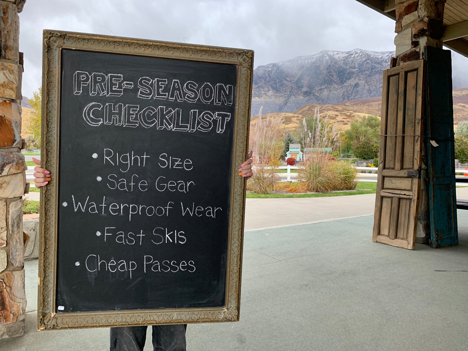 Pre season ski checklist.  How to choose boot size.