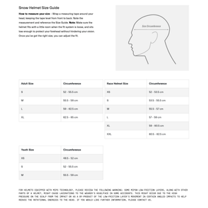 giro snowboard helmet size chart Giro Tor Spherical Helmet Matte Stone L