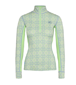 Kari Traa Rose Half Zip Baselayer Top 100% Merino Wool