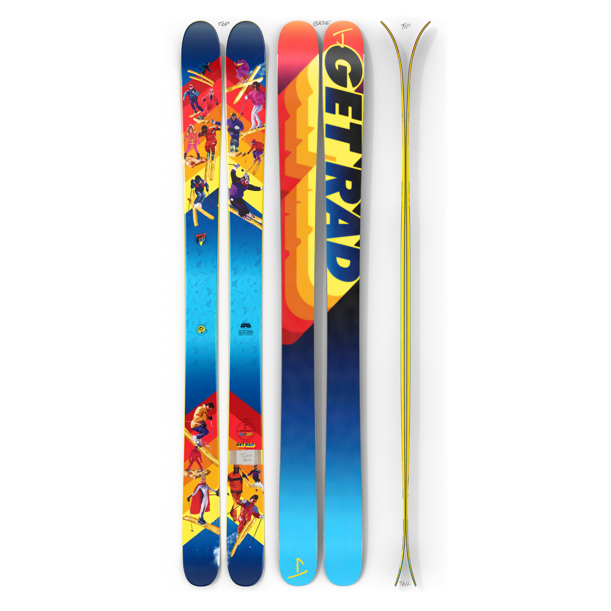 J Skis Hot Shot Get Rad Ski