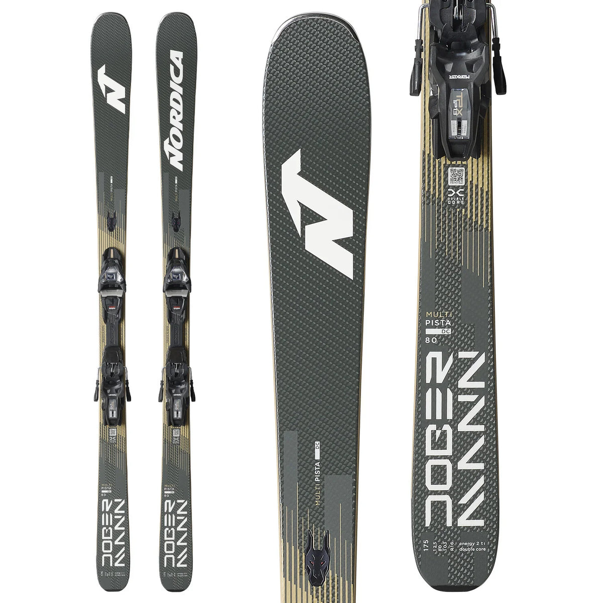 Nordica Dobermann Multipista 80 DC Men's Skis + TPX 13 Royal FDT Bindings