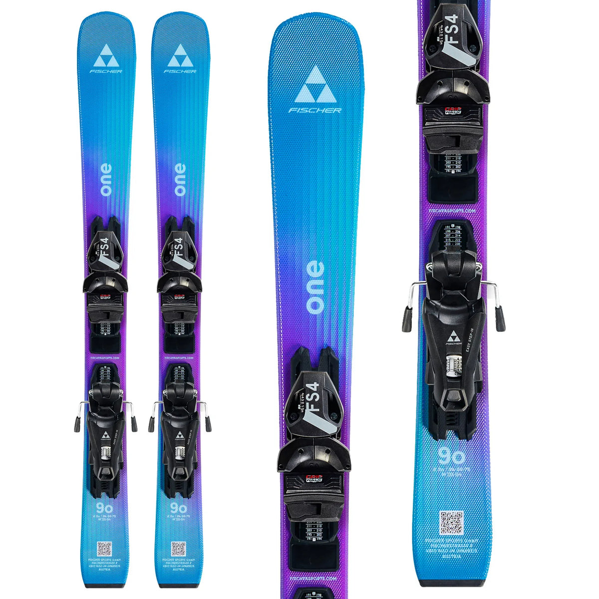 Fischer One Junior Ski with FJ4 GW CA JRS